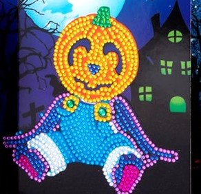  Diamond Painting kaart voor kinderen halloween
