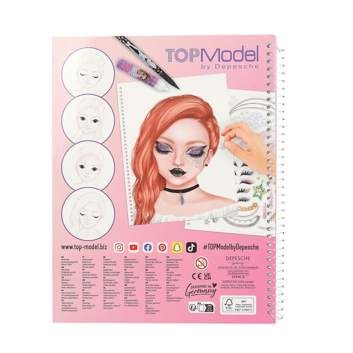 TOPModel make-up kleurboek 13144