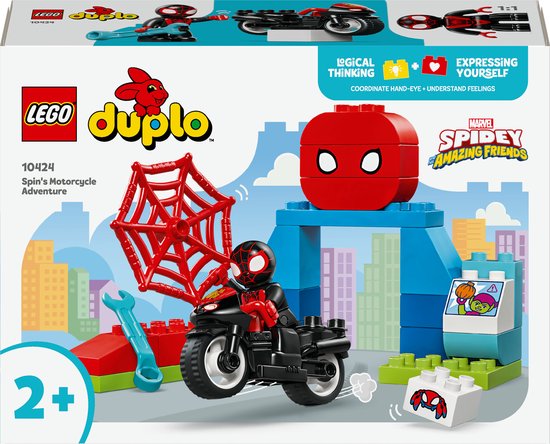  LEGO DUPLO Spidey 10424 De Motoravonturen van Spin