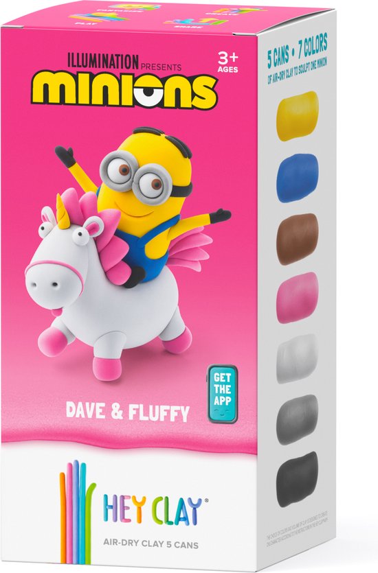 HeyClay - boetseerklei Minions starterset 