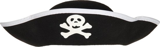 Boland - Kinderhoed Kapitein / piraat Zwart