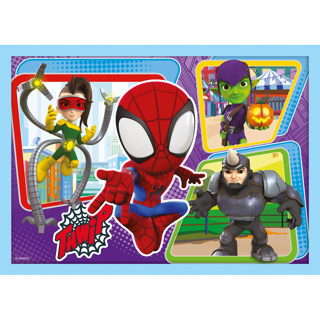 Puzzel Spidey and Friends 4 in 1