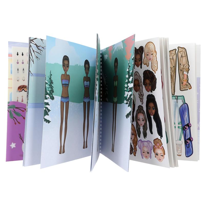 TOPModel Dress Me Up stickerboek WINTER WONDER