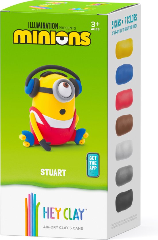 HeyClay - boetseerklei Minions starterset 